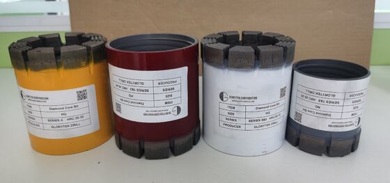 Especificações completas BQ/NQ/HQ/PQ Coring Diamond Core Bits com longa vida útil para exploração de mineração