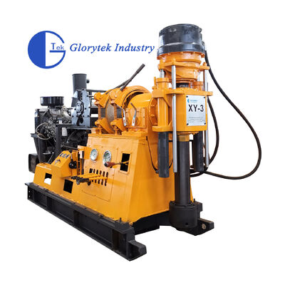 XY-3 Core Drilling Rig with 600m Drilling Depth, 96mm Spindle Inner Diameter, and 3000kg Lifting Capacity for Geological Exploration
