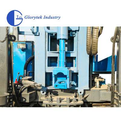 Sonda de Perfuração de Poços de Água Tipo Crawler GL600S Montada em Caminhão para Perfuração de Poços Profundos com Profundidade Máxima de 600m e Faixa de Diâmetro de 105 a 500mm