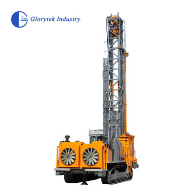 R880L Rig de perfuração de mineração rotativa de superfície integrada Tricone Adequado para diâmetros de buracos de 150-230 mm e profundidades de perfuração até 54 m