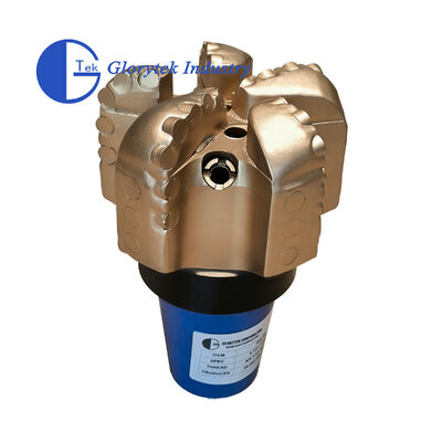 Broca PDC de corpo de aço ou corpo de matriz de baixo custo 6 1/2" 5 lâminas para rocha macia a média