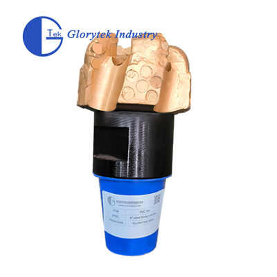 Custo-Eficaz 6 "PDC Bore Bit 5 Lâmina Corpo de aço ou matriz para rocha macia a média