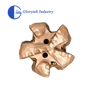 Custo-Eficaz 6 "PDC Bore Bit 5 Lâmina Corpo de aço ou matriz para rocha macia a média