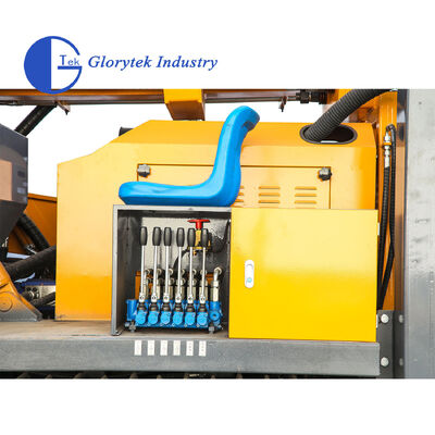 GL180R Rubber Crawler Borehole Water Well Drill Rig Perfuração 180M Profundidade